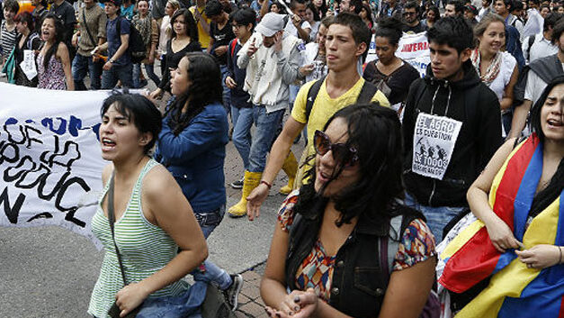 Over 1000 protests in Colombia during 2013: Report