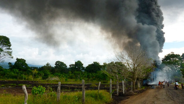 ELN bomb Colombia oil pipeline infrastructure