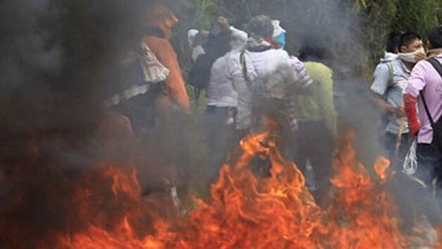 Unrest erupts in Colombia’s Pacific port city after residents go 4 days without drinking water