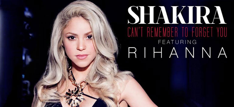 Shakira releases her latest single, featuring Rihanna