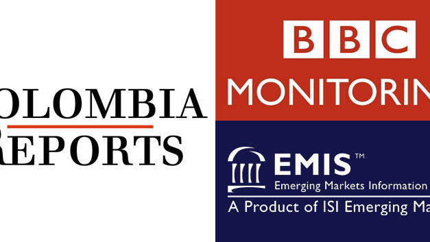 Colombia Reports syndicated by BBC, EMIS wires