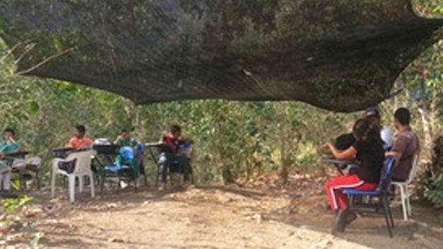 Education in the hills for armed conflict victims