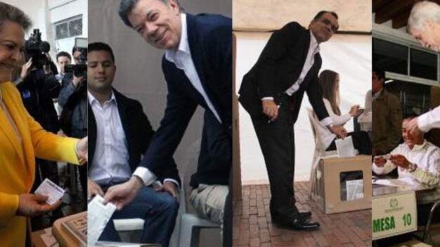 Colombia’s presidential field follows Santos to polls