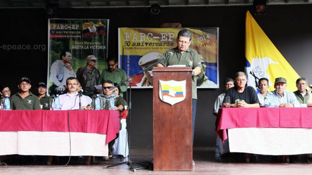 Colombia’s largest guerrilla group FARC to govt: democracy, demilitarization essential