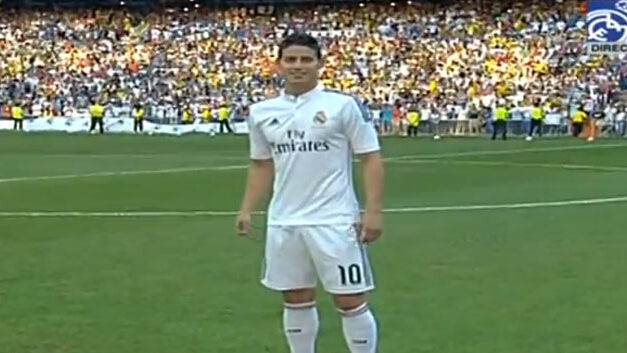 Over 900 James Rodriguez jerseys sold in 1 hour at Real Madrid stadium