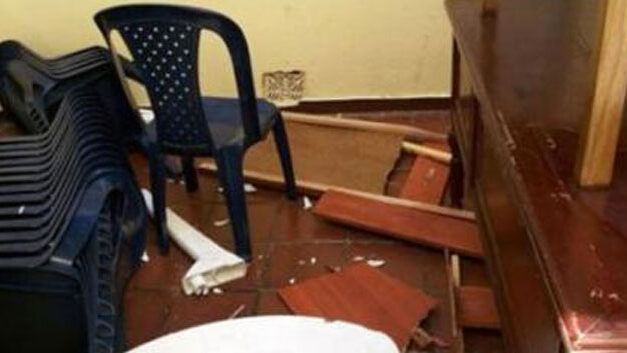 Uribe party HQ ransacked, robbed of cash and computers