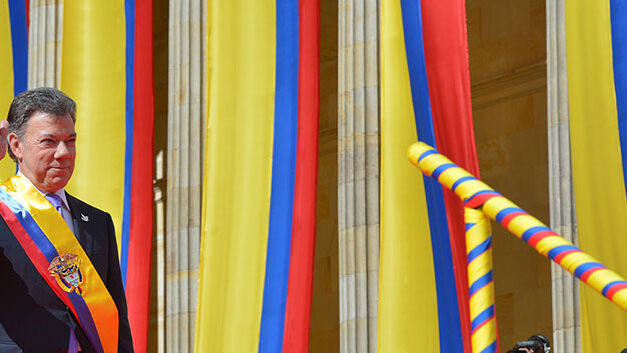 Santos promises peace, equality and education on inauguration