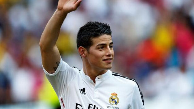James celebrates first goal at Madrid, should we?