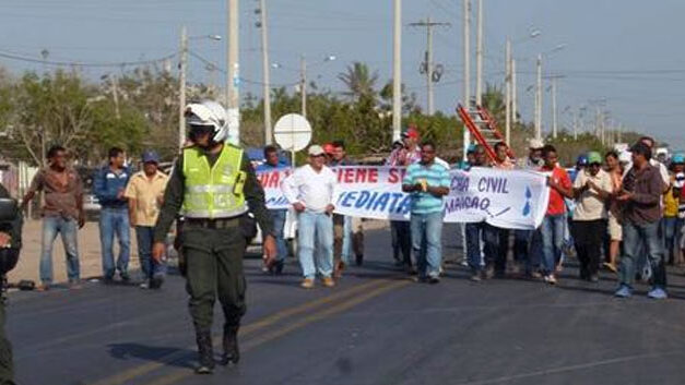 Several injured, arrested as protests break out in drought-stricken northern Colombia