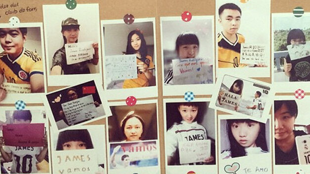 James receives super cute gift from China fanclub