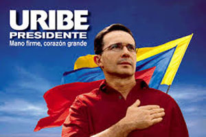 Uribe 2002 election poster