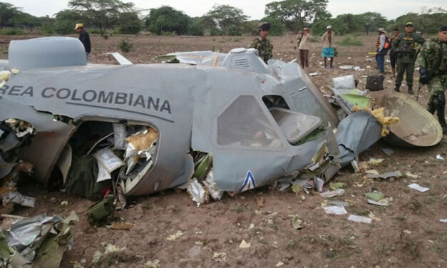 11 military personnel killed in north Colombia crash