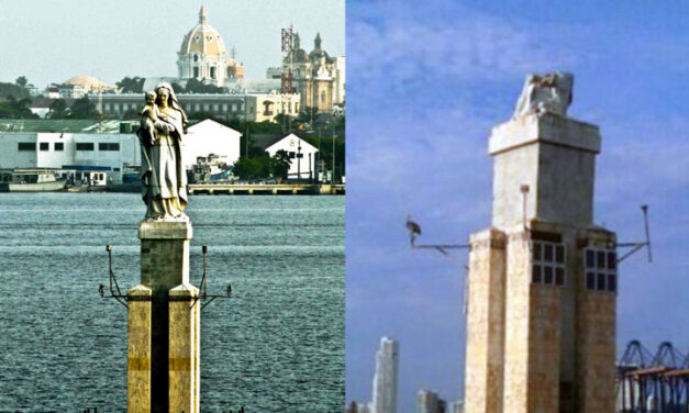 Lightning bolt destroys Virgin Mary statue in Cartagena
