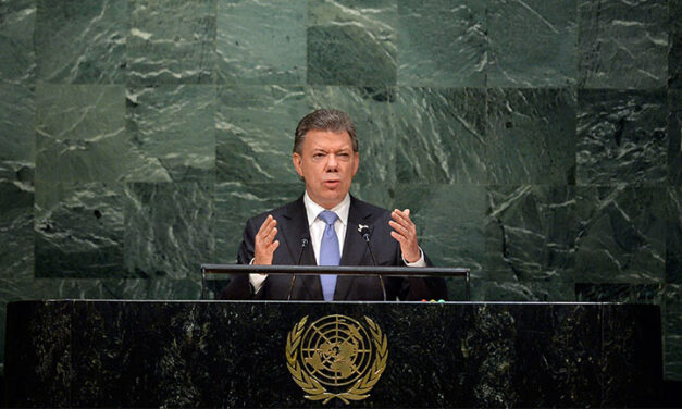 Santos tells UN Colombia peace deal will bring global benefits