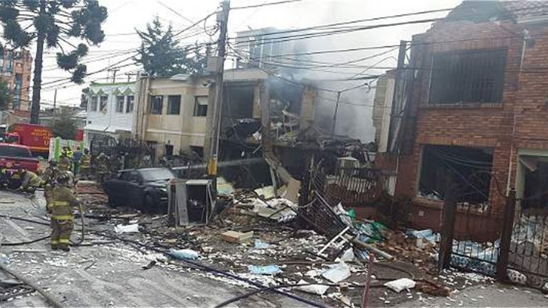 Explosion in Bogota injures 27