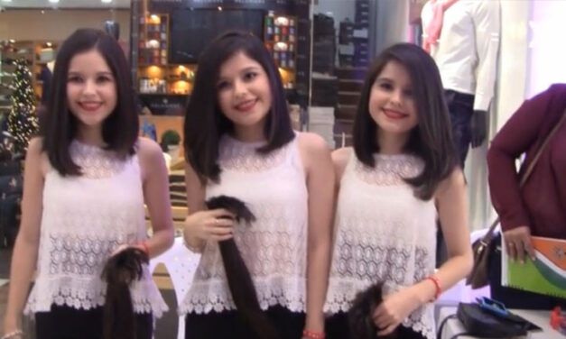 300 women in central Colombia donate hair for cancer patients