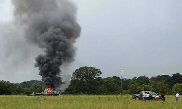 4 police killed in northeast Colombia helicopter crash