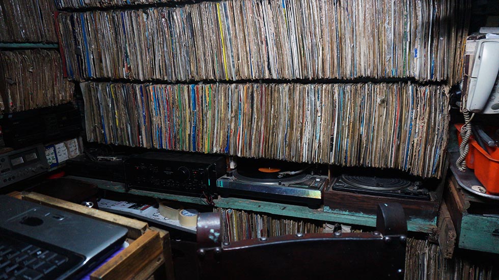The legendary record collection (Image credit: Erin Donaldson)