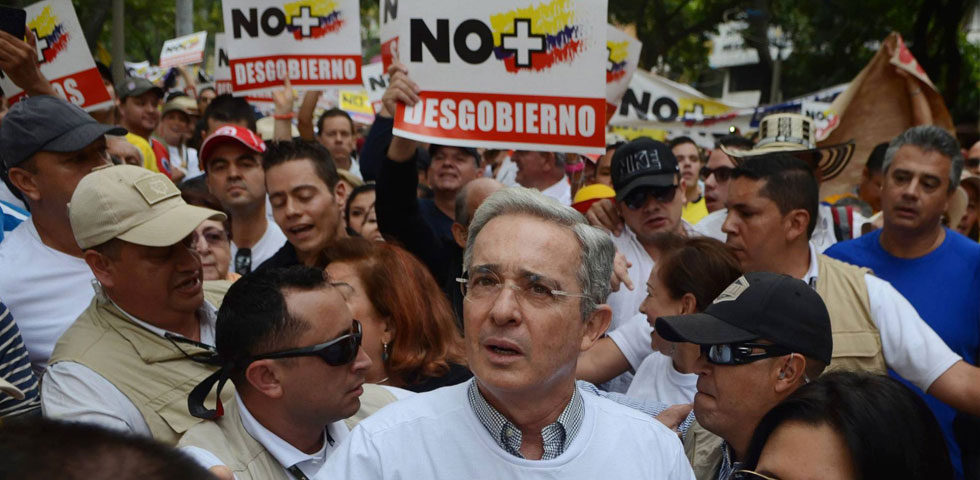 Alvaro Uribe (Image credit: V Diario Digital)