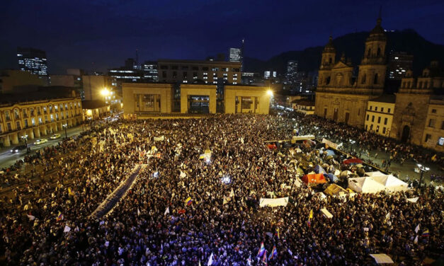 Colombians take to streets again to support peace deal
