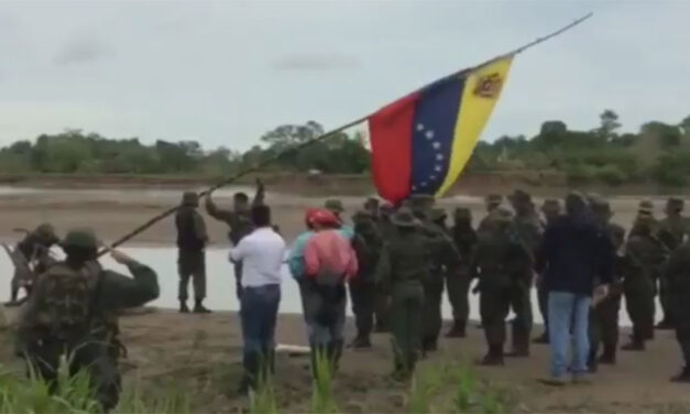 Colombia military escorts Venezuela troops back to home turf