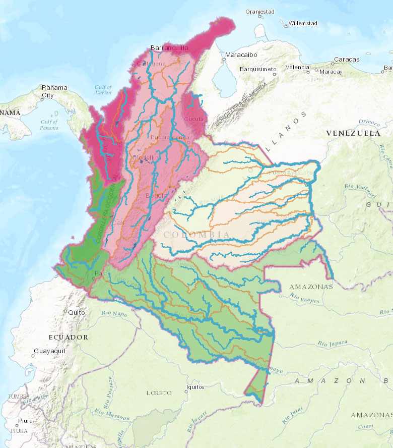 Colombia's hydrography