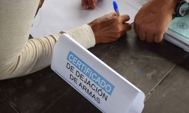 UN confirms having 40% of FARC guerrillas’ weapons, 20% less than planned