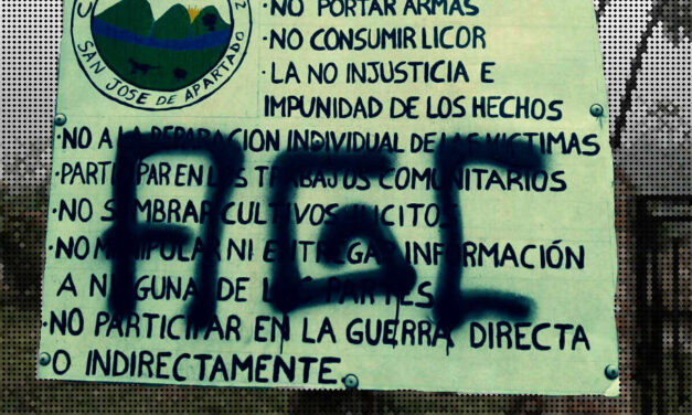 Colombia Peace Community still living in terror