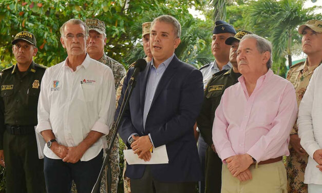 Duque refuses to talk to guerrillas, wants to increase military budget, and then says he wants peace