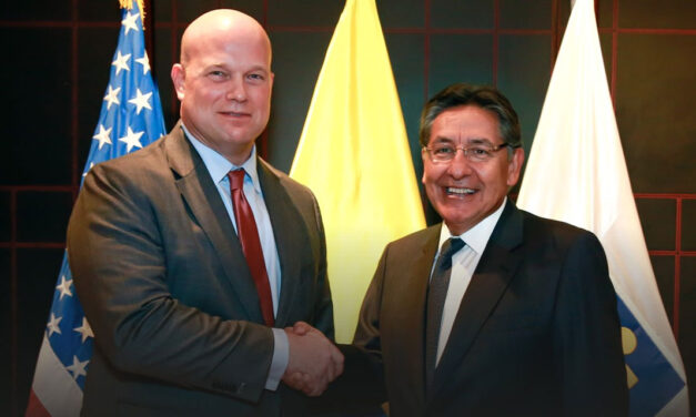 Acting US attorney general visits Colombia