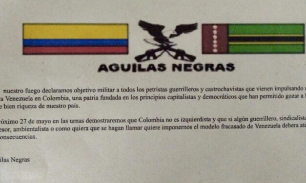 Colombia to investigate ‘Aguilas Negras’, the far right group that ‘doesn’t exist’