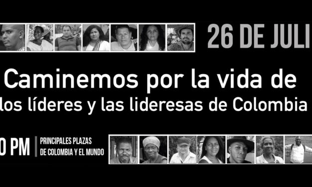 Protests to support Colombia’s social leaders held in more than 100 cities worldwide