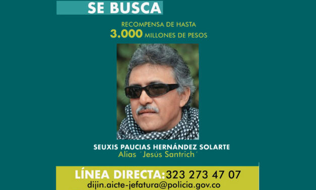 Colombia offers $1M reward for missing FARC leader