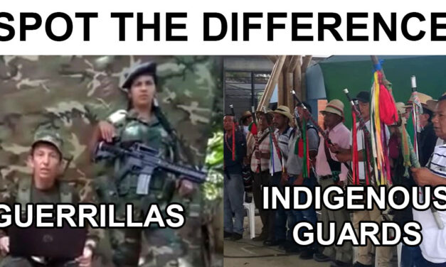 Duque’s war is against narco-guerrillas or indigenous authorities?