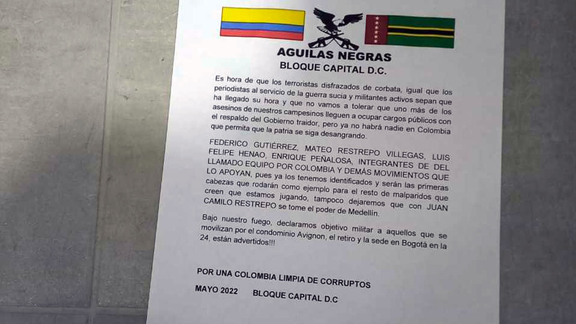 Far-right group goes from opposing communism to opposing corruption in  Colombia