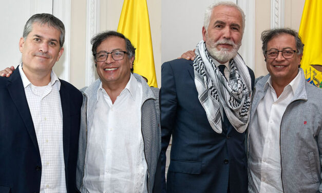 Colombia’s president meets with ambassadors from Israel and Palestine